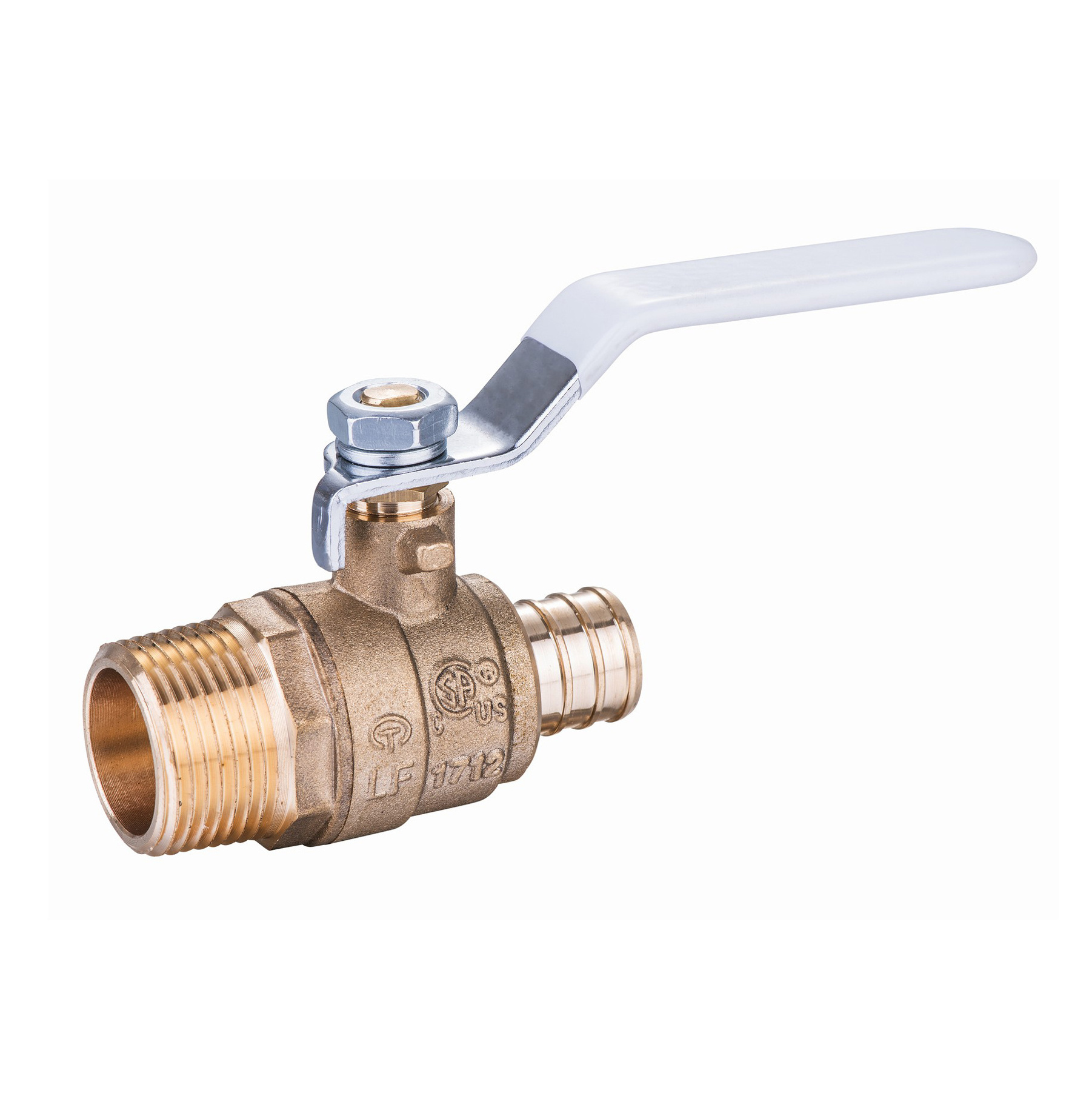 Ball Valve 400 Wog Rated Body Thread Ansi B1.20.1 Shutoff Valve Controller 1/2