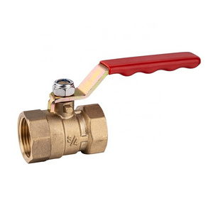 Long Handle Shut Off Valves Forged Full Port Brass Compress  ball valve