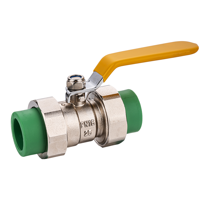 Texoon Brass Ball Valve Pipe Valved 2 Side Plastic Corrosion-resistant Leak-proof 1/2 Inch Water Pressure Control Valve General