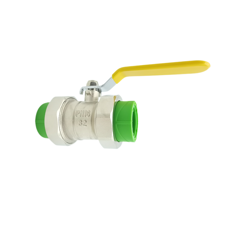 Texoon Brass Ball Valve Pipe Valved 2 Side Plastic Corrosion-resistant Leak-proof 1/2 Inch Water Pressure Control Valve General