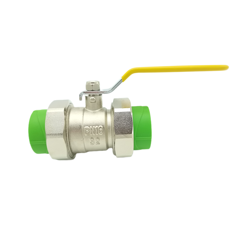 Texoon Brass Ball Valve Pipe Valved 2 Side Plastic Corrosion-resistant Leak-proof 1/2 Inch Water Pressure Control Valve General