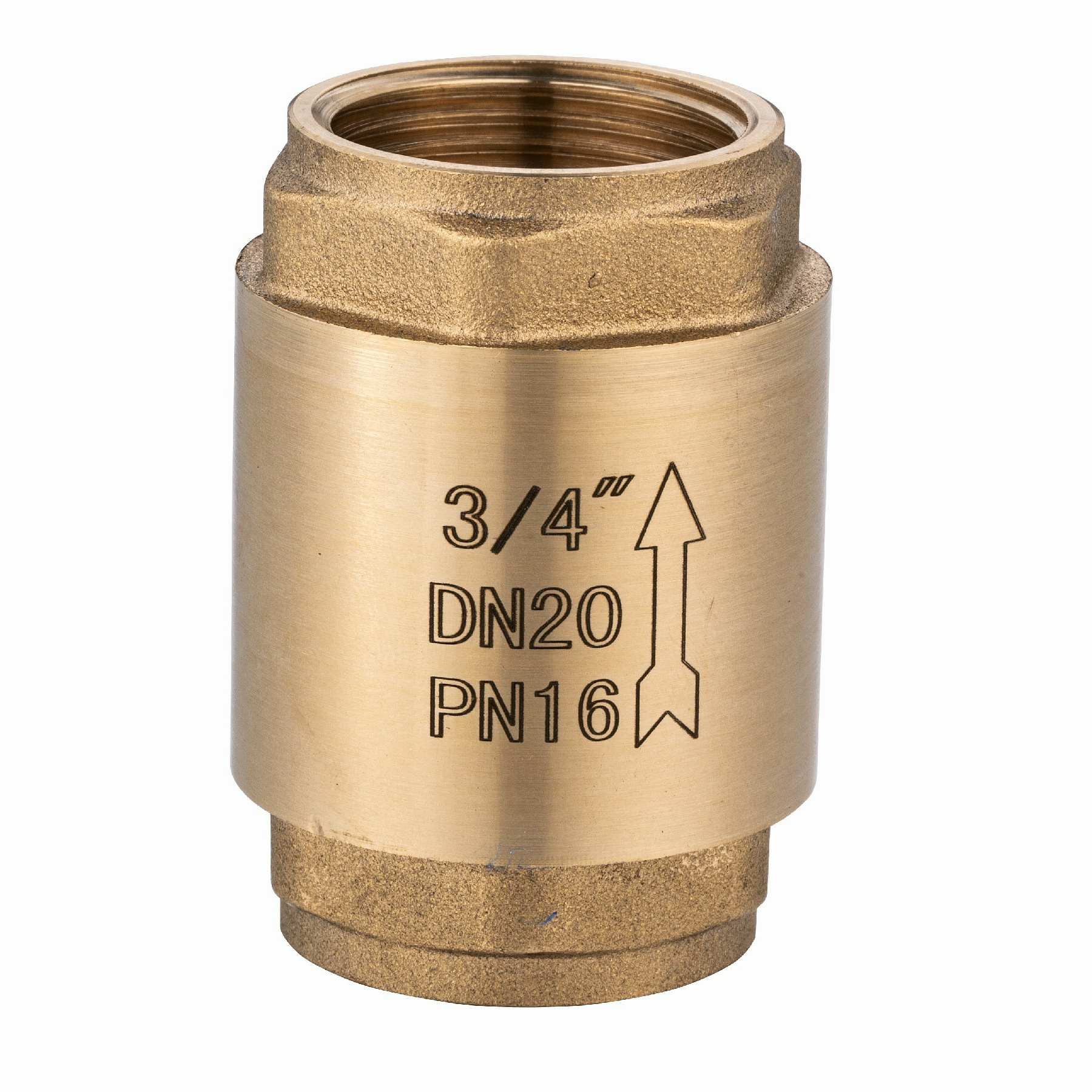 Texoon Reliable Check Valve Brass Swing Check Valve One Way Check Valve Water Normal Temperature Copper General 3 Years Manual