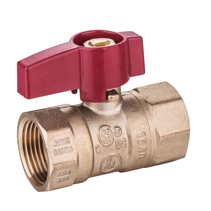 Texoon MEXICO High-end valve AHR BOOTH#1529 Brass Gas Ball Valves Yellow Handle Isolation Ball valve for gas