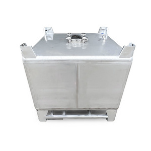 Hot selling fuel oil storage tank stainless steel frameless conical bottom tank