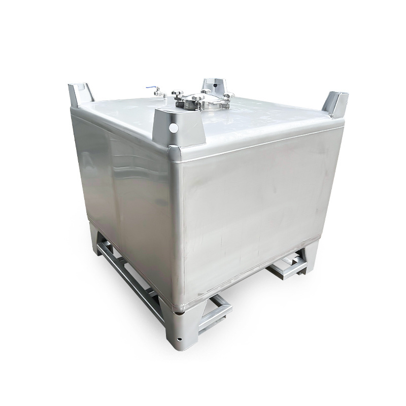 Hot selling fuel oil storage tank stainless steel frameless conical bottom tank