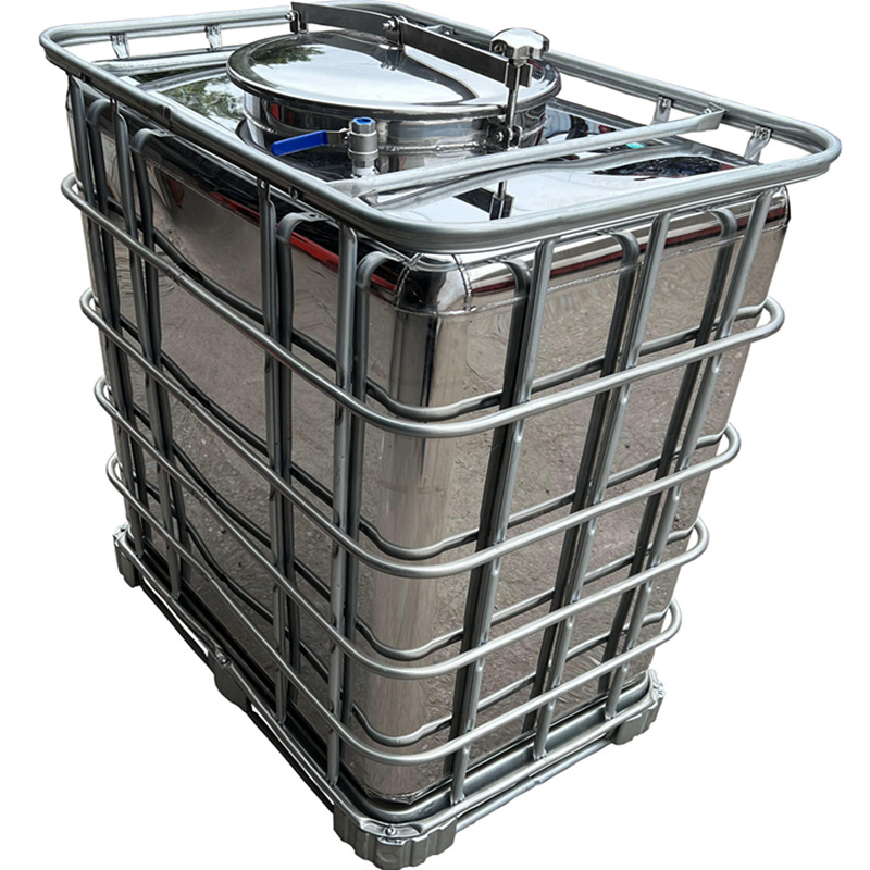 Customized Stainless Steel Chemical Liquid Storage IBC Tank Electrolyte Storage tank