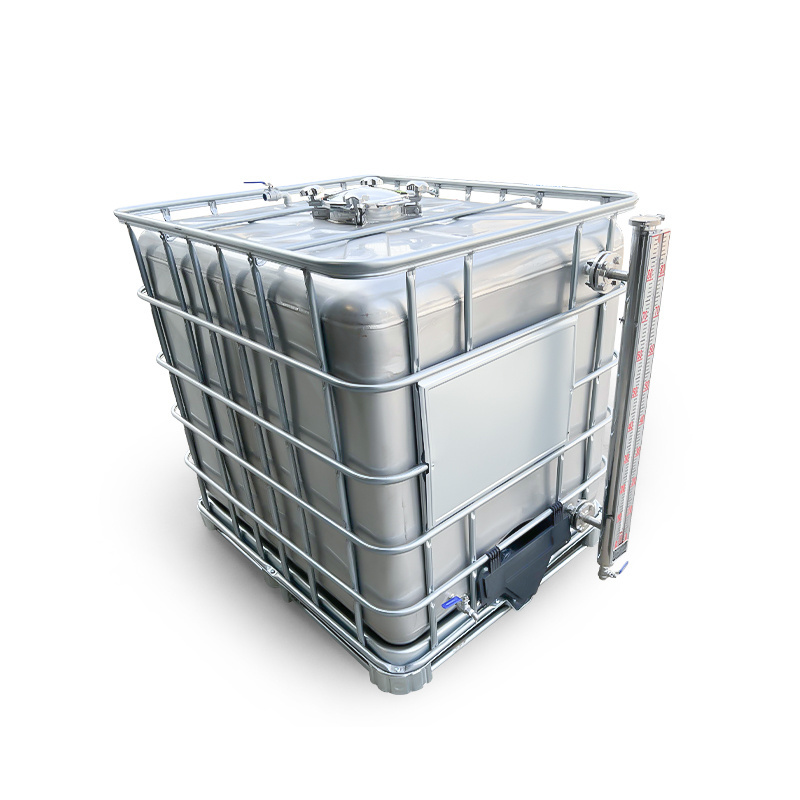 Customized 1000L liquid storage tank 275 gallon stainless steel water tank