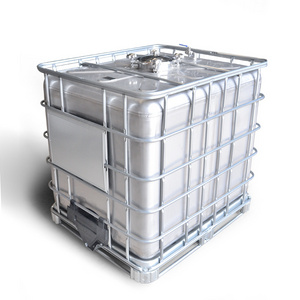 Factory direct sales stainless steel 1000L chemical liquid acid storage tank IBC hazardous liquid storage tank 1000L