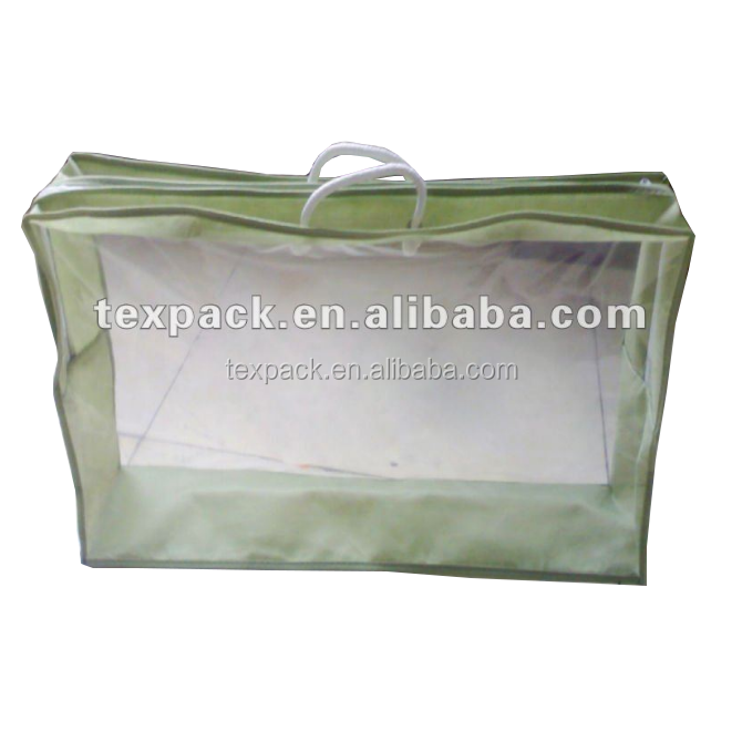 Plastic bags for curtain packaging