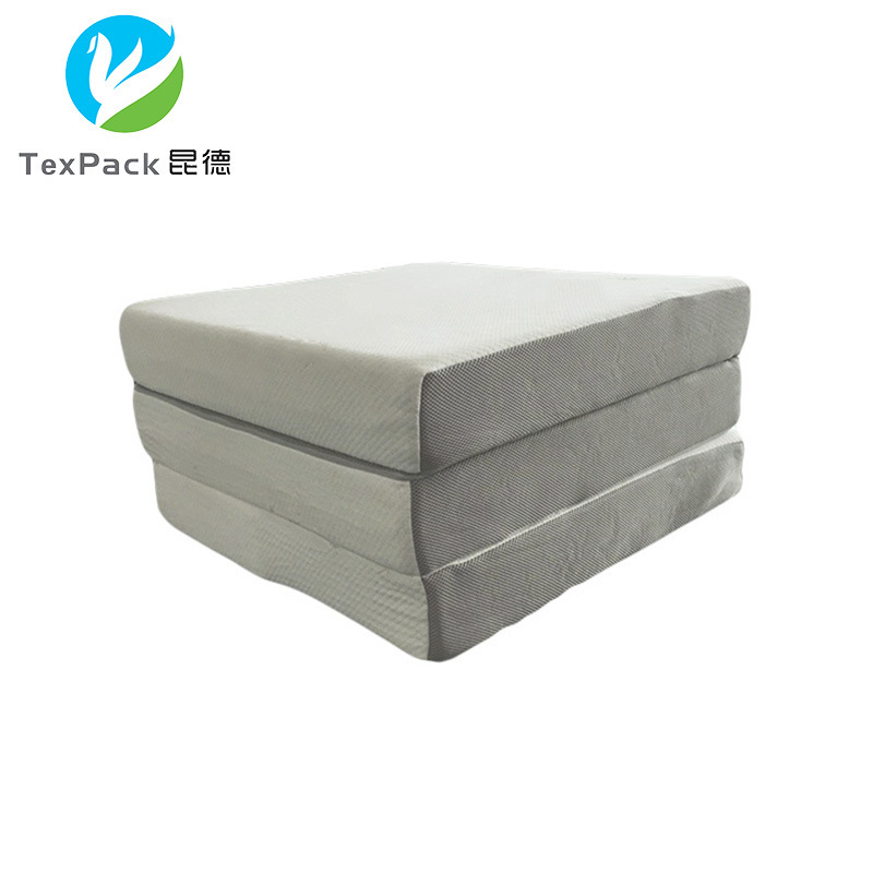 Hot selling Tri-folding floor Pillow Memory Foam Mattress Topper