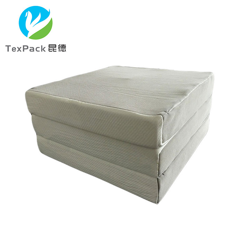 Hot selling Tri-folding floor Pillow Memory Foam Mattress Topper