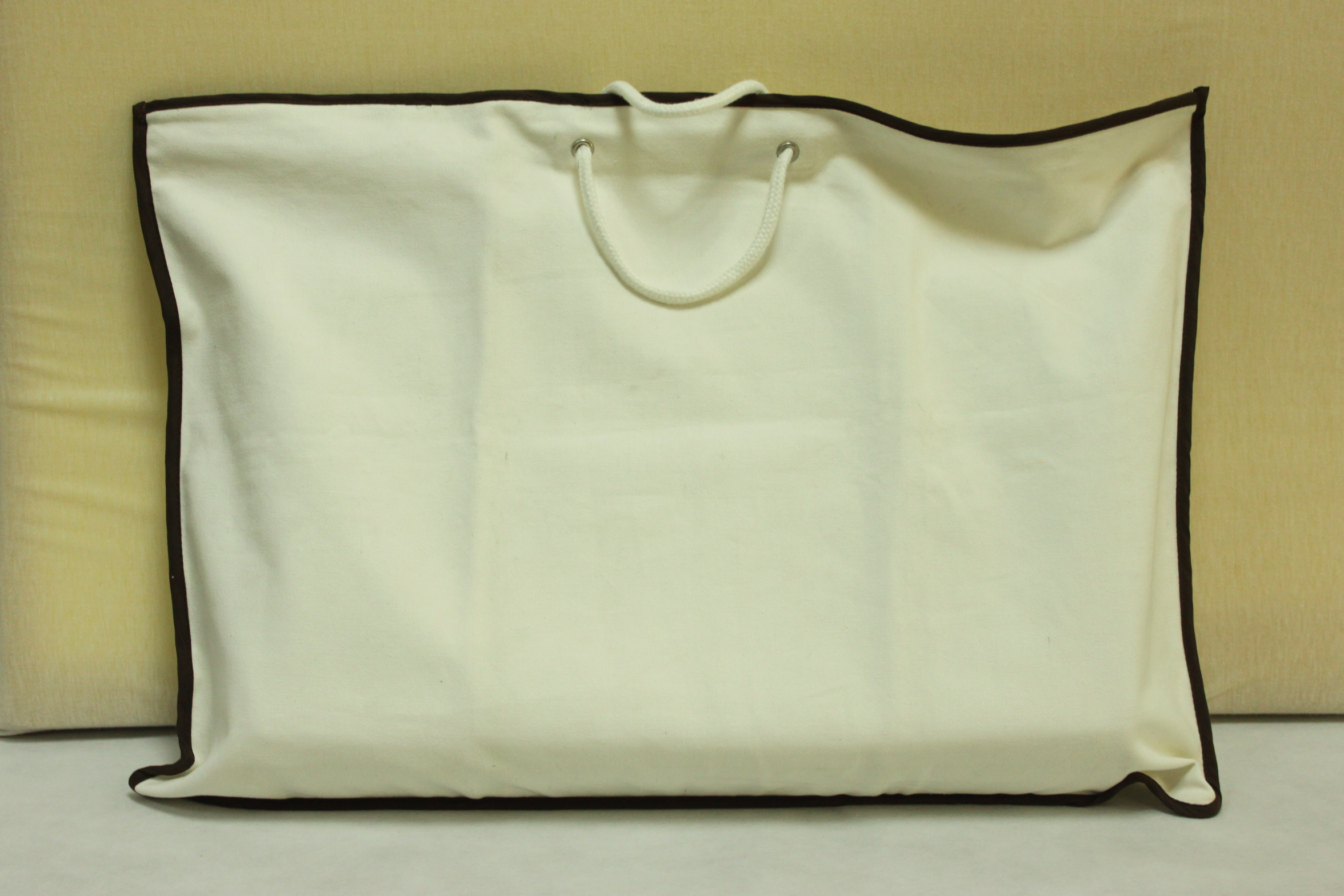 Texpack OEM Quilt Storage Bag Clear PVC PE Non-Woven vinyl zipper bag With Handle Pocket