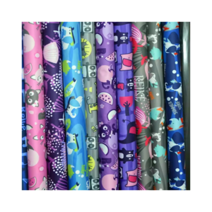 Digital printed 100 polyester  microfiber fabric waterproof and breathable