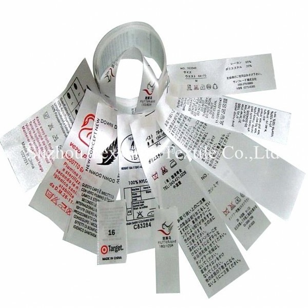 Nylon Taffeta fabric for Label [Washable, soft ,heat transfer printable]