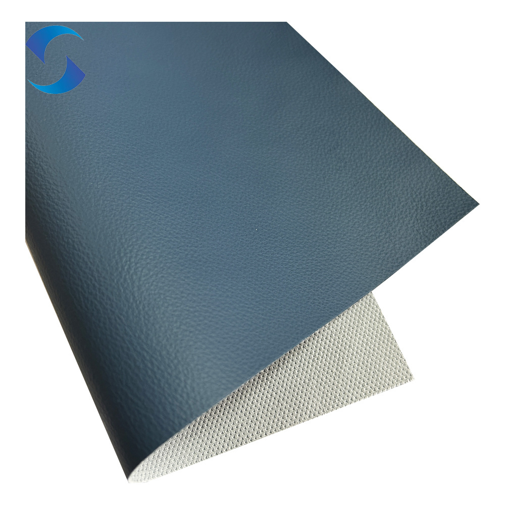 custom artificial leather fabric supplier in china PVC leather fabrics catalogues faux leather designer luggage fabric