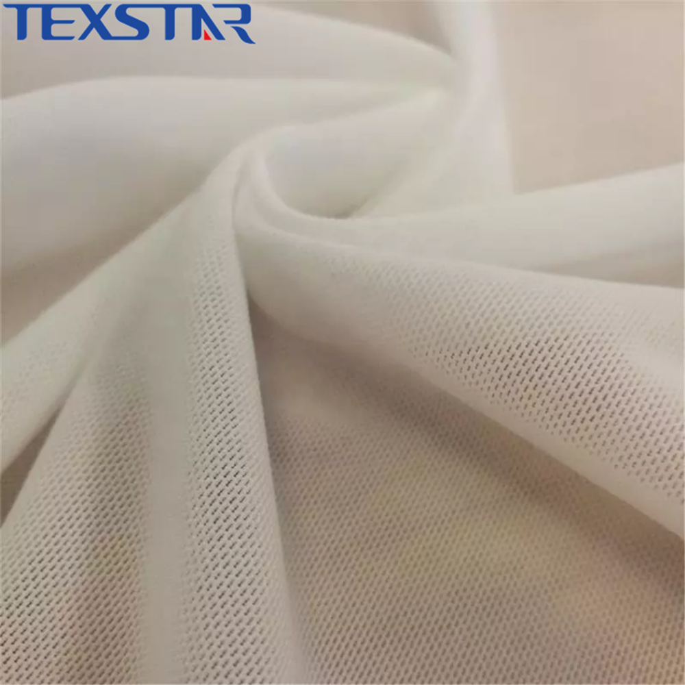 Nylon spandex power net elastic tulle 4 way stretch mesh fabric