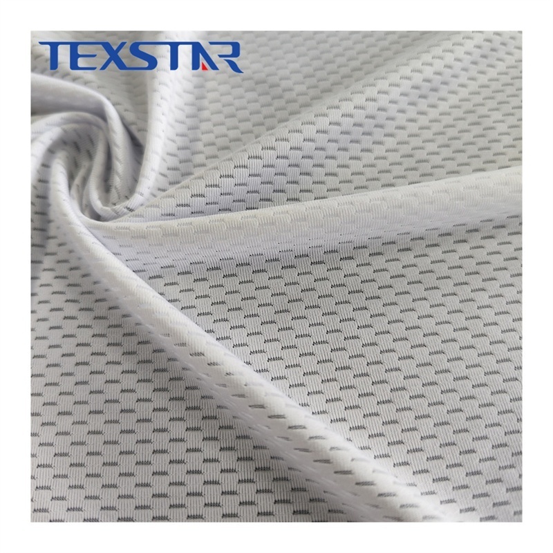 polyester spandex square mesh stretch knitted fabric