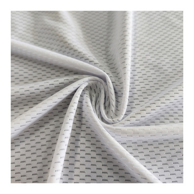 polyester spandex square mesh stretch knitted fabric