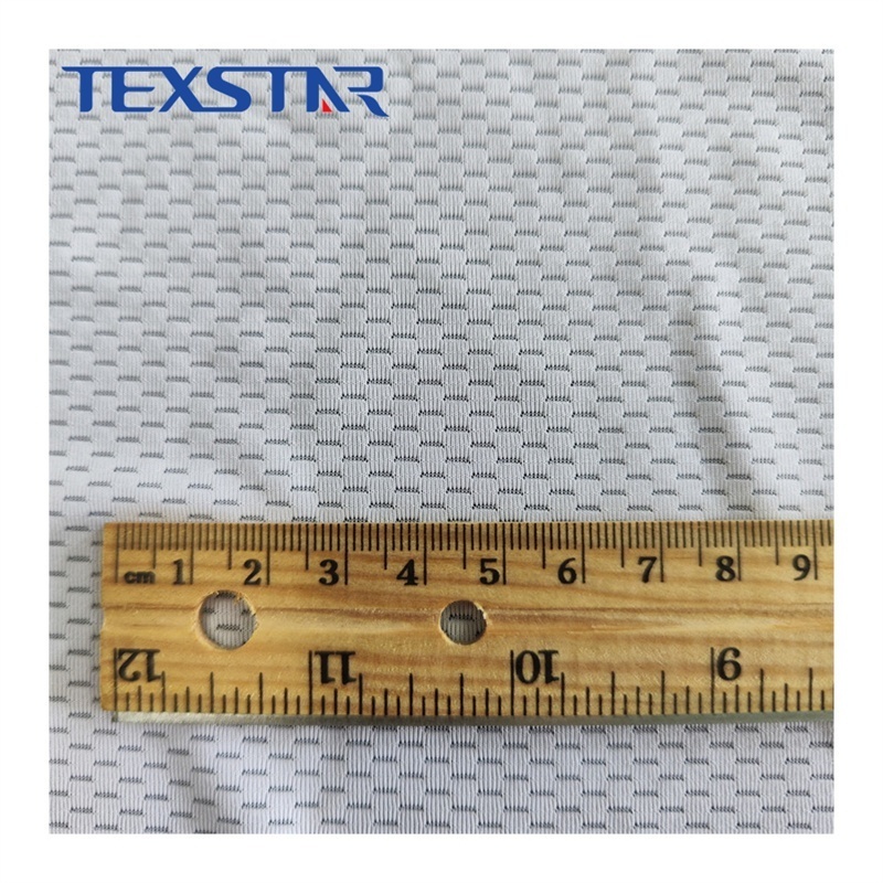 polyester spandex square mesh stretch knitted fabric