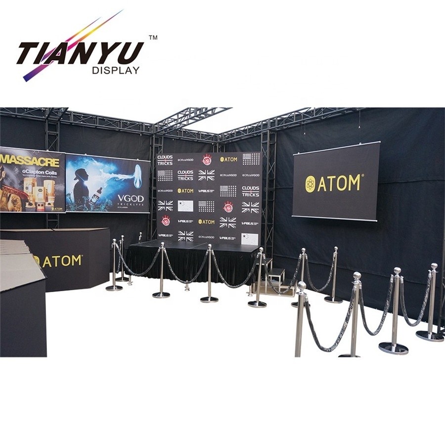 Free design truss trade show display stand With Stable Function stage complex and aluminum podiums