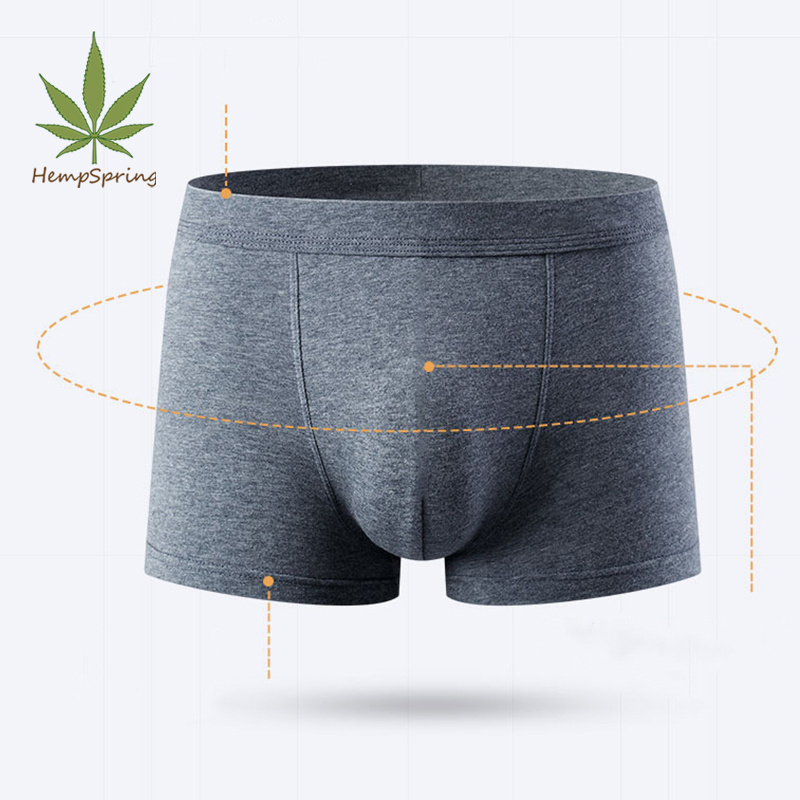 hemp underpants hemp boxer shorts men's eco friendly boxers for men Hemp/Organic Cotton Boxer Brief Underwear Men's underpants