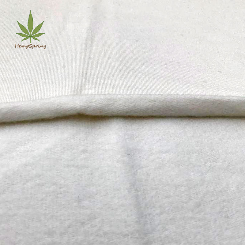 hemp fleece fabric organic bamboo fleece 340gsm hemp bamboo fleece fabric tshirt organic cotton sustainable eco friendly fabric