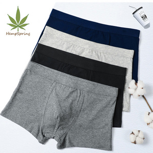 hemp underpants hemp boxer shorts men's eco friendly boxers for men Hemp/Organic Cotton Boxer Brief Underwear Men's underpants