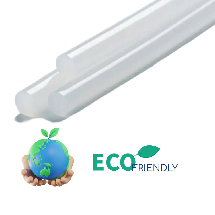 Eco Safe Clear EVA Hot Glue Sticks, Non-Toxic and Environmentally Friendly Adhesive