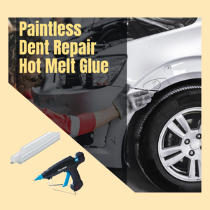 Auto Dent Remover Kit Featuring Hot Melt Glue and Glue Gun Stick