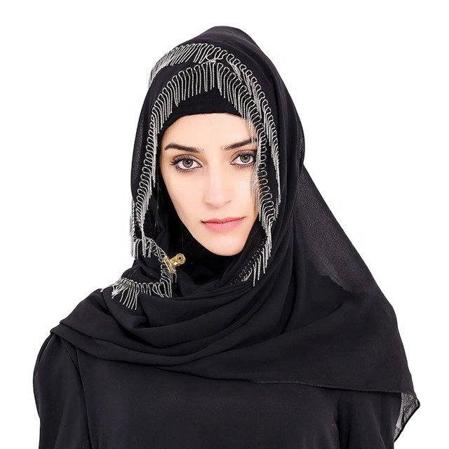 New fuji tex Nida Abaya Fabric Black Fabric Comfortable Nida Jet Black Terylene 100% Polyester Woven