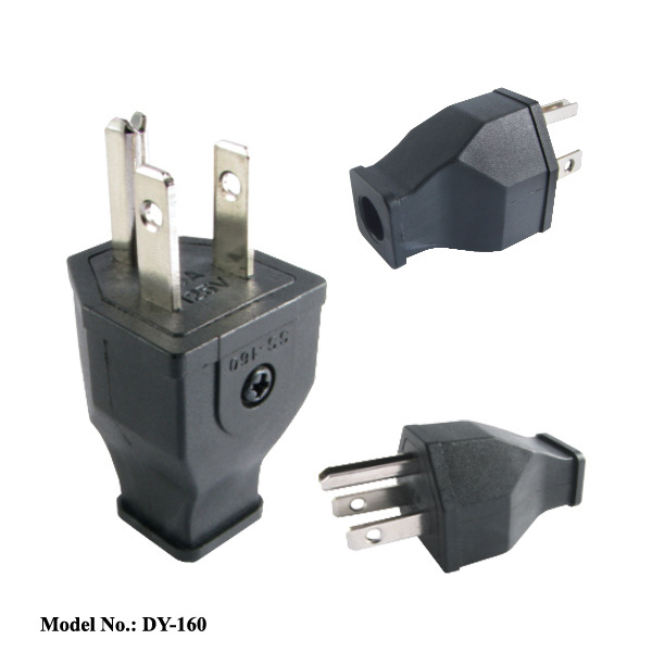 3 Pin US Grounded Plug US wirable plug