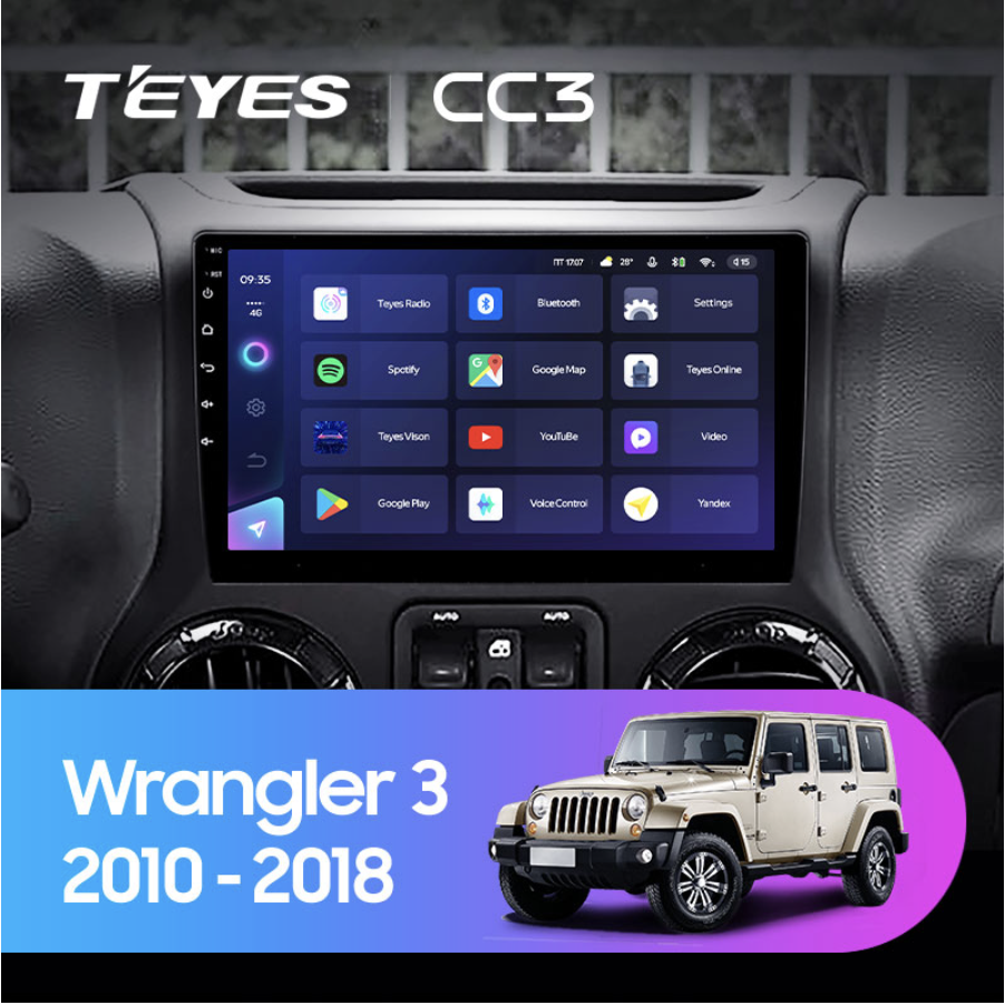 TEYES CC3L CC3 2K For Jeep Wrangler 3 JK 2010 - 2018 Car Radio Multimedia Video Player Navigation stereo GPS android 10 car dvd