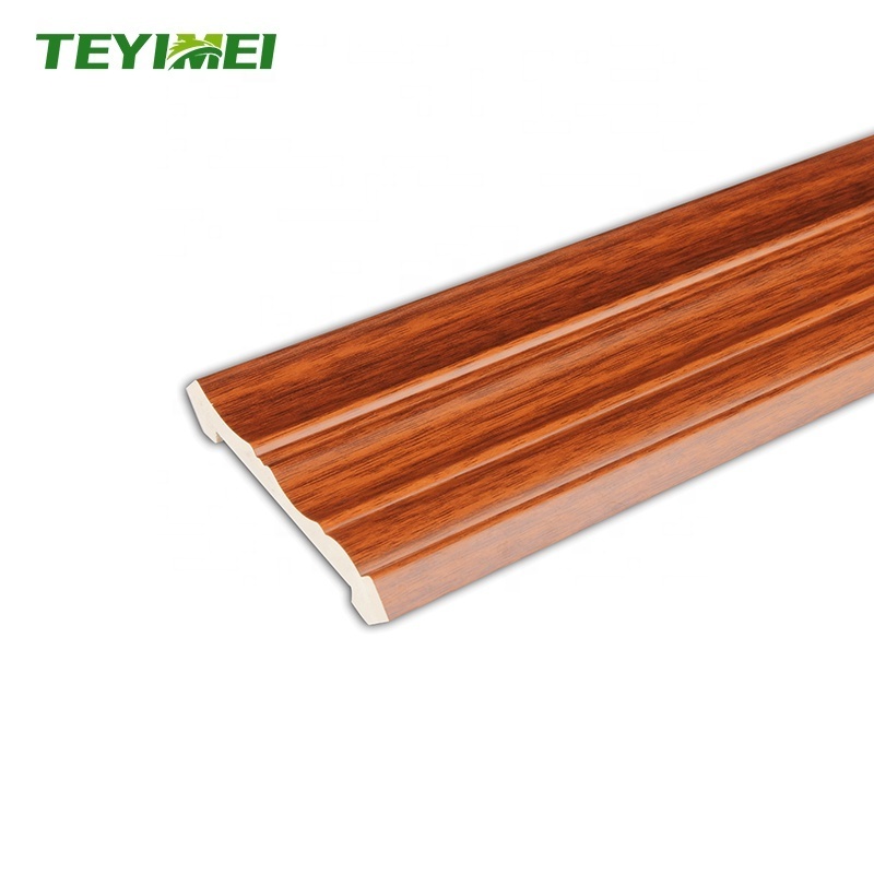 Plastic Foamed Cornice Moulding PVC Crown Moulding For House Project