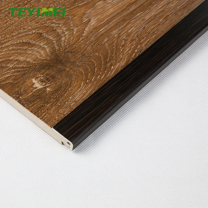 2024 New Design Decorative WPC LVT SPC PVC EndCap for 8mm Laminate Floor