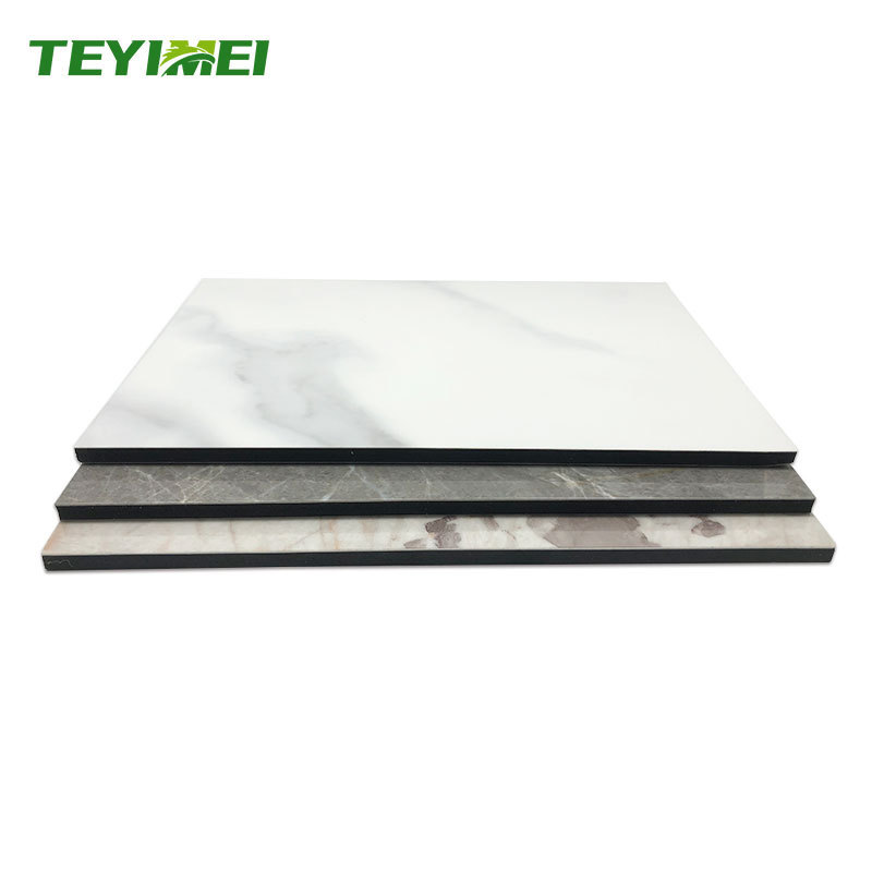 China Wholesale Carbon Pvc 4mm 8mm Wood Wall Cladding Tv Background  Marble Color Wall Panel Tile