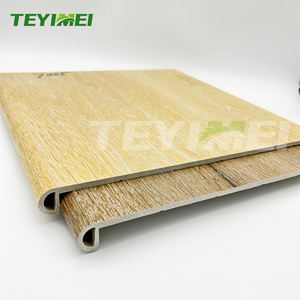 2024 New Arrival  SPC Stairs Nose Anti Slip Pvc Stair Nosing Flush Stair Tread Board Covers