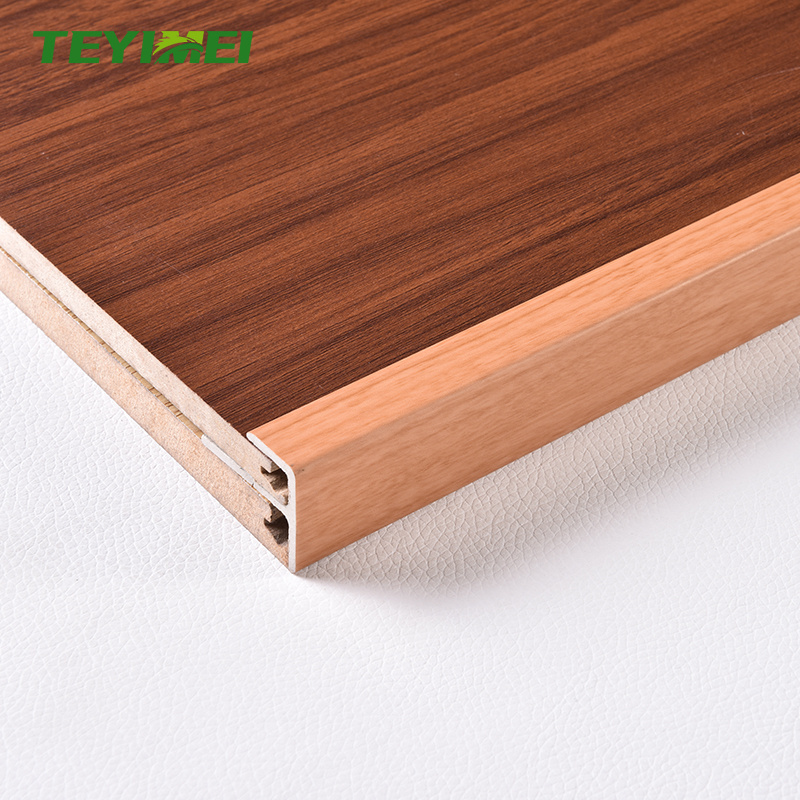 Factory Wood Grain Plastic Vinyl Laminated Stair Nose Accessory