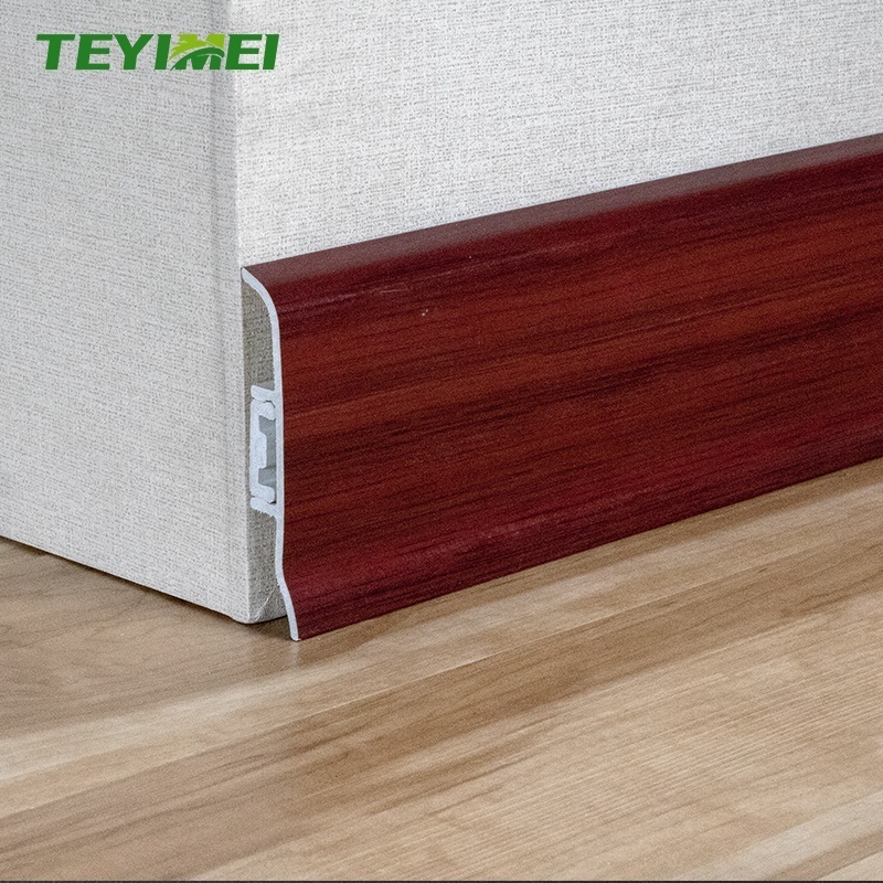 10CM Durable Plastic Floor PVC  Wall Skirting Board For Philippines