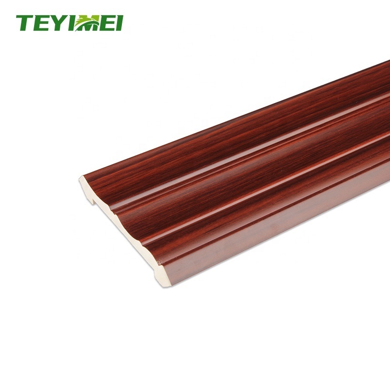 Plastic Foamed Cornice Moulding PVC Crown Moulding For House Project