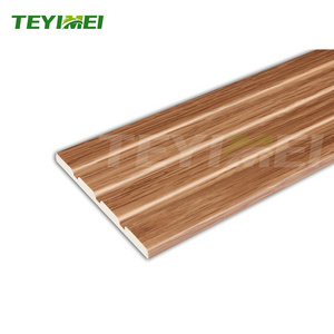 Cherry Color PVC Window And Door Decorative Line Trim Molding Door Casing Trim