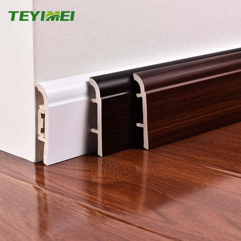 Luxury Solid PVC Waterproof  Vinyl Skirting Board Cover For Namibia