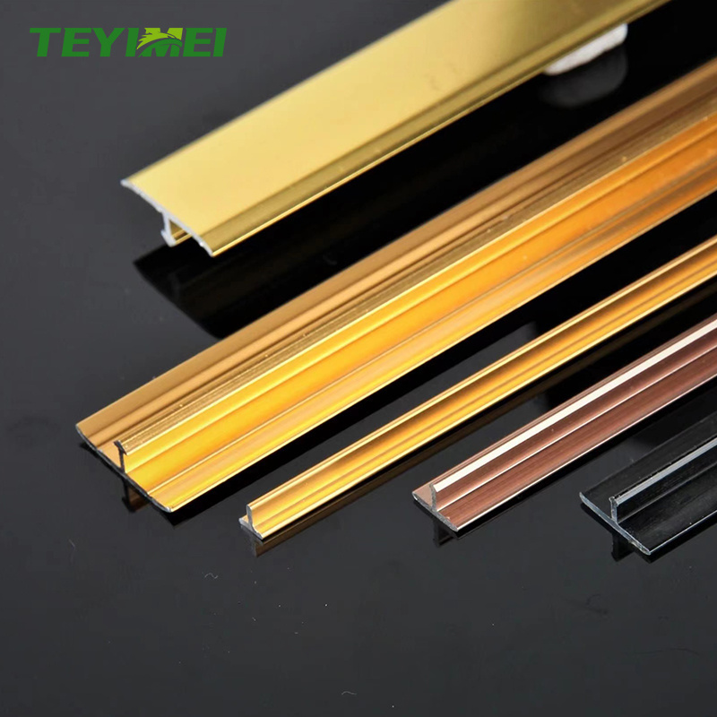 Foshan Vinyl Floor Capping Strip Aluminum Metal Laminated Threshold