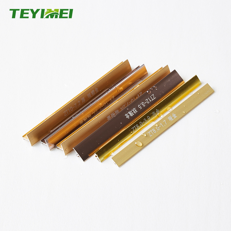 Foshan Vinyl Floor Capping Strip Aluminum Metal Laminated Threshold