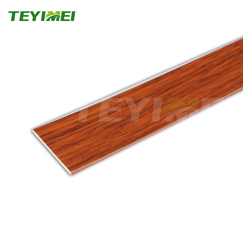 Decoration Material Cheap Price Decorative PVC Flat Trim For Door And Window