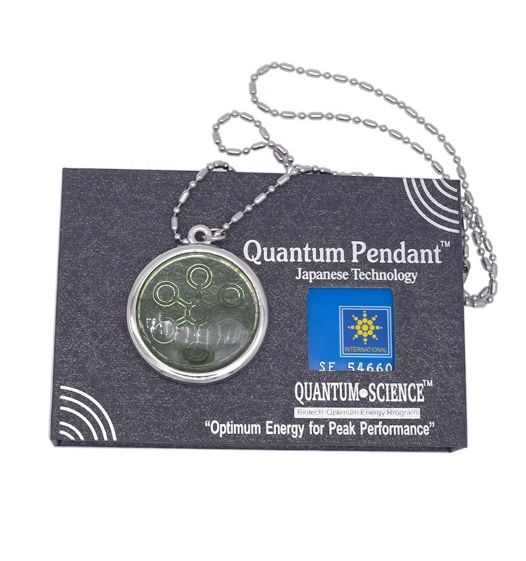 Best Price Emf Quantum Science Bio Disc Glass Pendant Energy Scalar Energy Chi 2 pendant