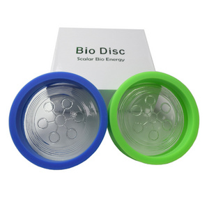 High Quality 3000CC Ion Clear Round Glass Scalar Energy Bio Disc 2/4 with Health Care