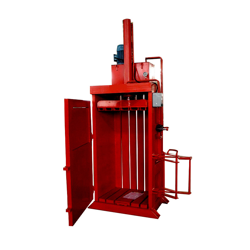 Hydraulic  Recycling Vertical Baler Equipment /Old Clothes Baling Press Machine