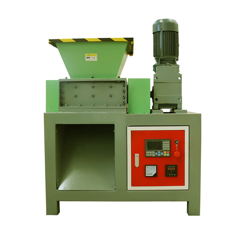 Good quality single shredder machine for shredding scrap tires plastic aluminum cans wood