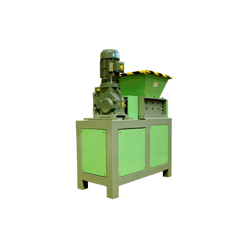 Good quality single shredder machine for shredding scrap tires plastic aluminum cans wood