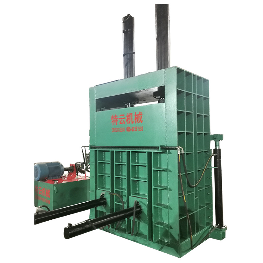 Hydraulic  Recycling Vertical Baler Equipment /Old Clothes Baling Press Machine